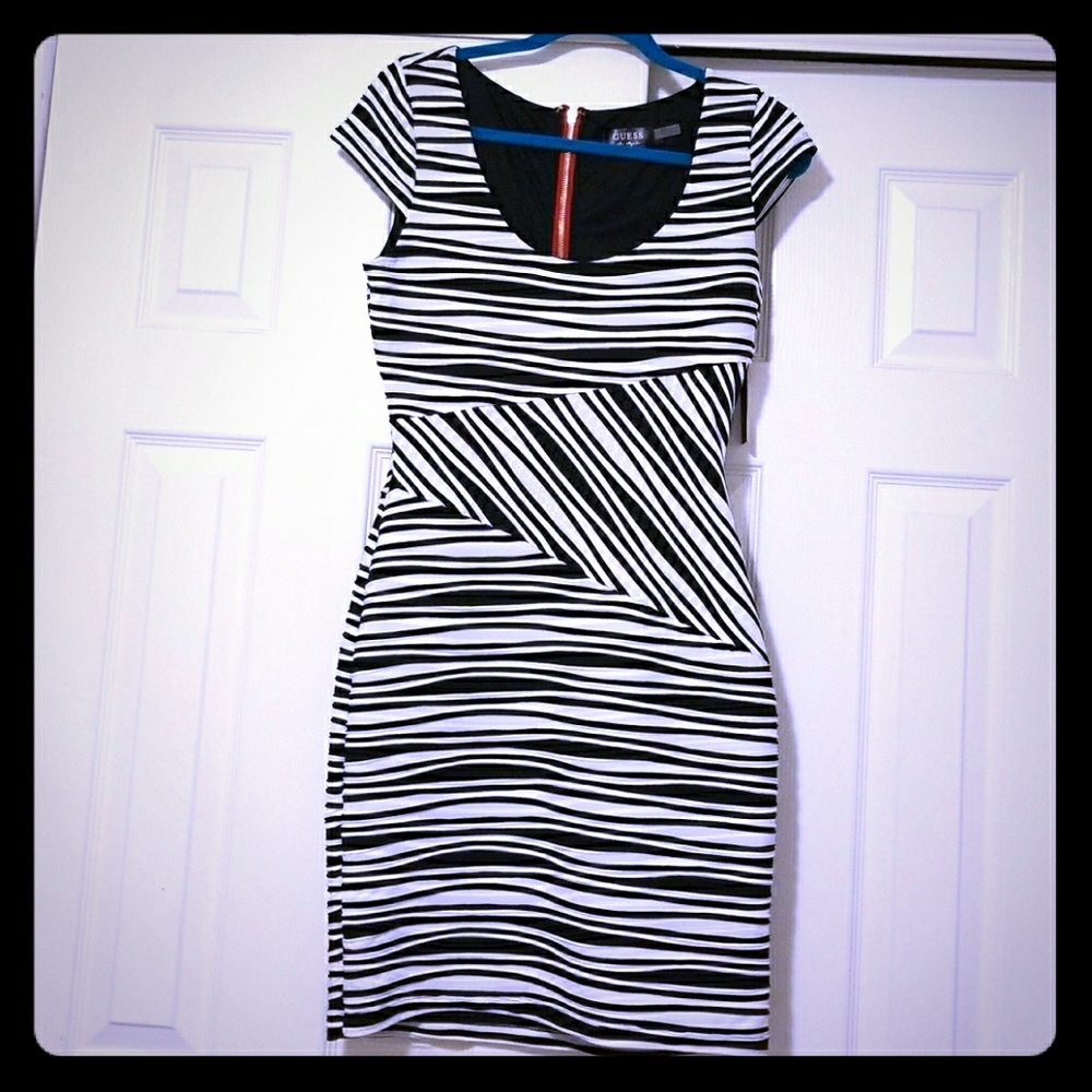 Guess Los Angeles Striped dress size 10